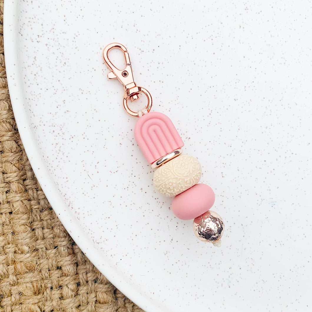 Sweet Pink Arch Mini Keychain