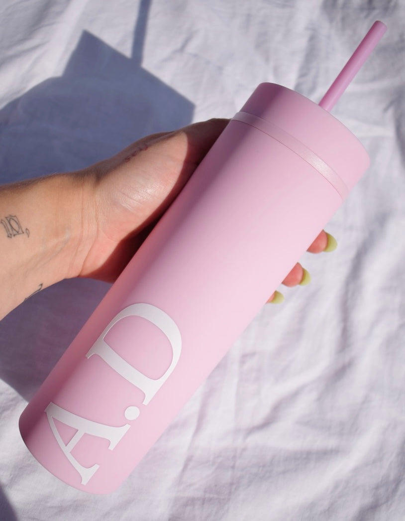 Light Pink Personalised Tumbler