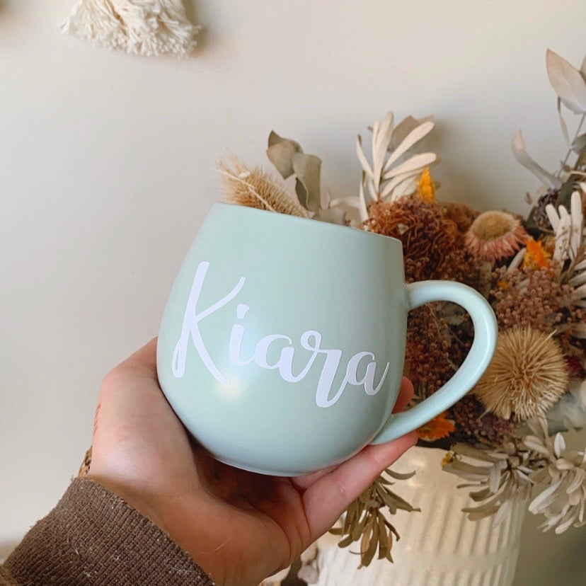 Personalised Eucalyptus Mug