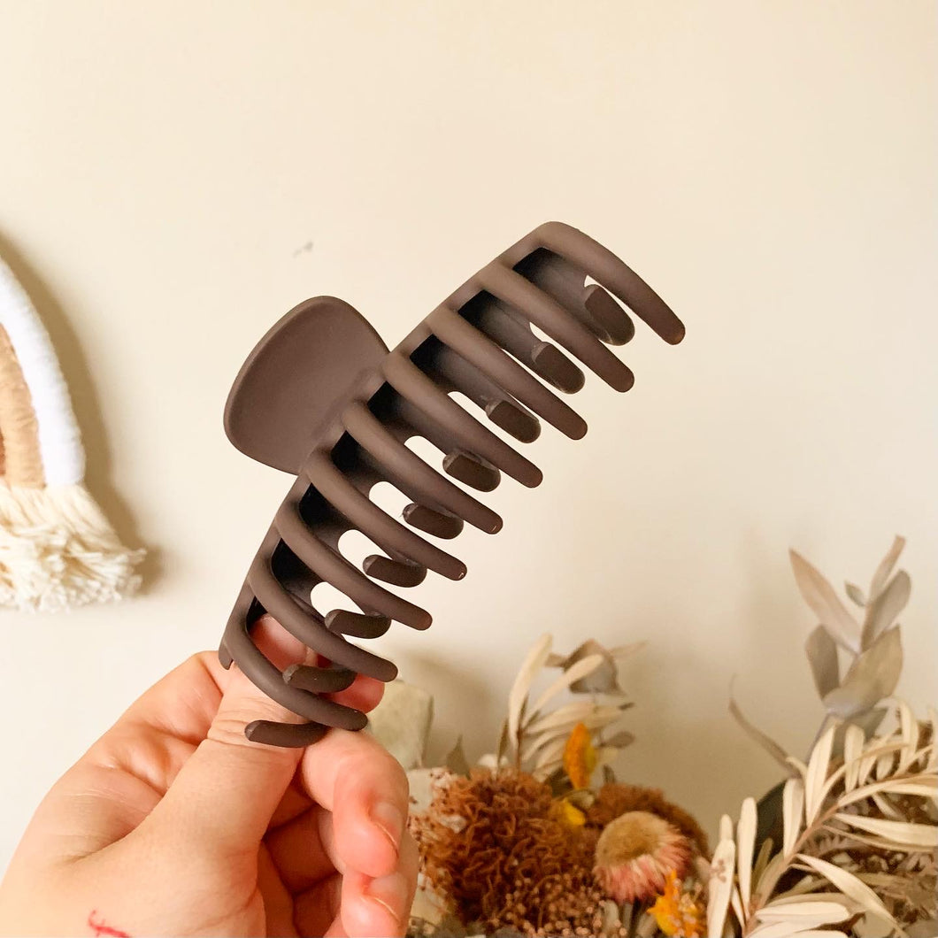 Chocolate Claw Clip