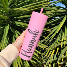 Load image into Gallery viewer, Barbie Pink Personalised Tumbler
