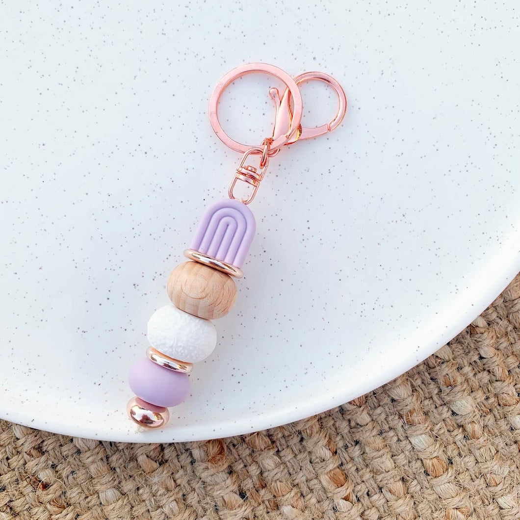 Lilac Arch Keychain