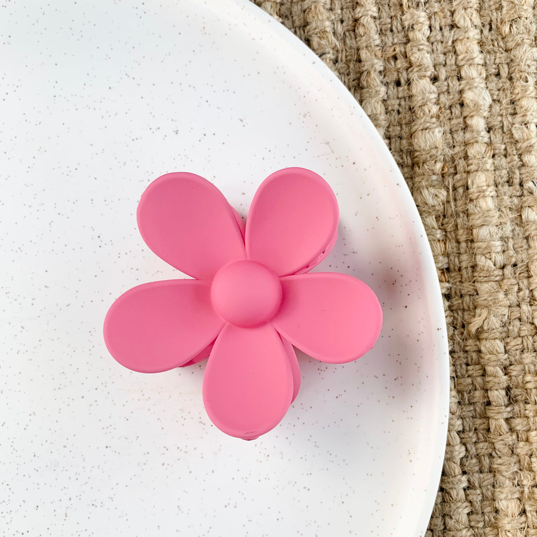 Pink Daisy Clip